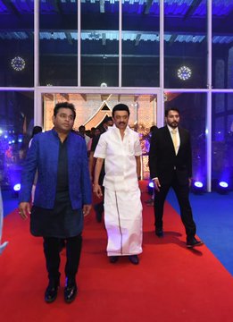 AR Rahman thanks Tamil Nadu CM Stalin for attending daughter's wedding 2 Stalin AR Rahman AR Rahman thanks Tamil Nadu CM Stalin for attending daughter's wedding