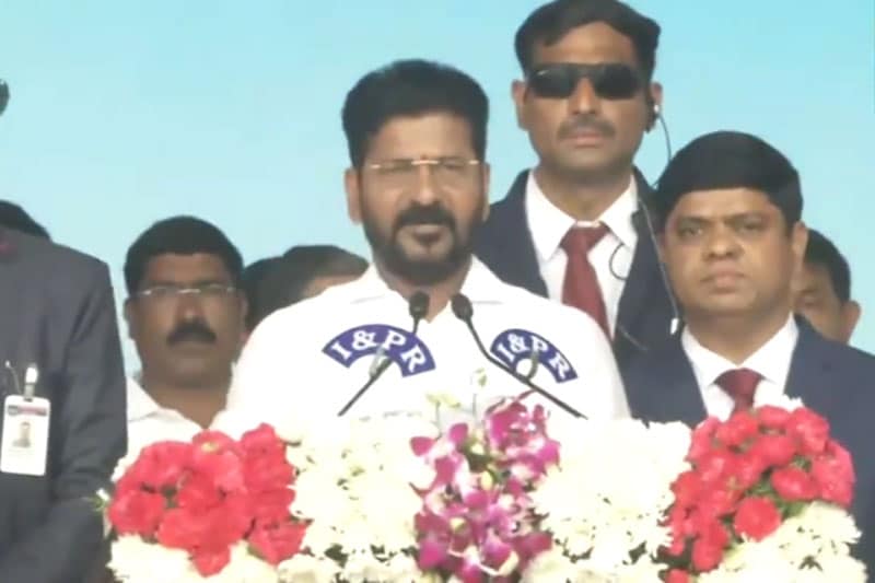 Telangana CM Swearing In Ceremony Revanth Reddy Sworn In As CM And