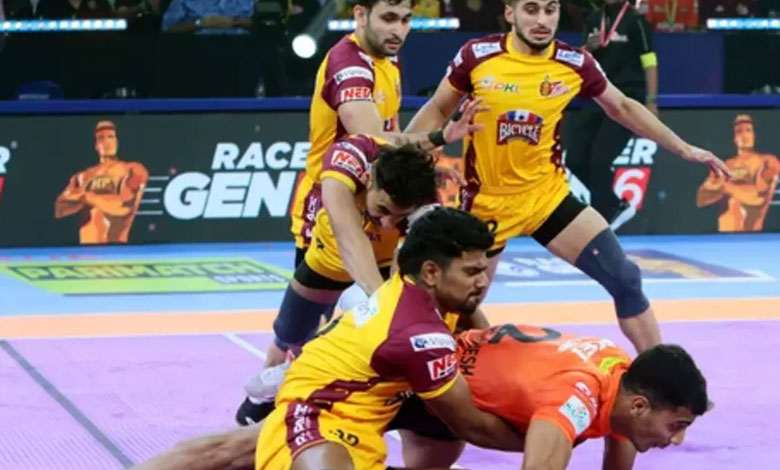 Telugu Titans beat U Mumba 31-29 in Pro Kabaddi League 1 Telugu Titans beat U Mumba 31-29 in Pro Kabaddi League
