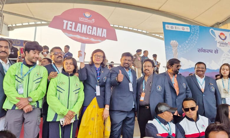Telangana Contingent Excels at 38th National Games 2025 in Uttarakhand