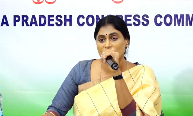 Andhra Pradesh: Y. S. Sharmila Slams CM Naidu for Failing to Fulfill Promises, Demands Special Category Status 1 Andhra Pradesh: Y. S. Sharmila Slams CM Naidu for Failing to Fulfill Promises, Demands Special Category Status