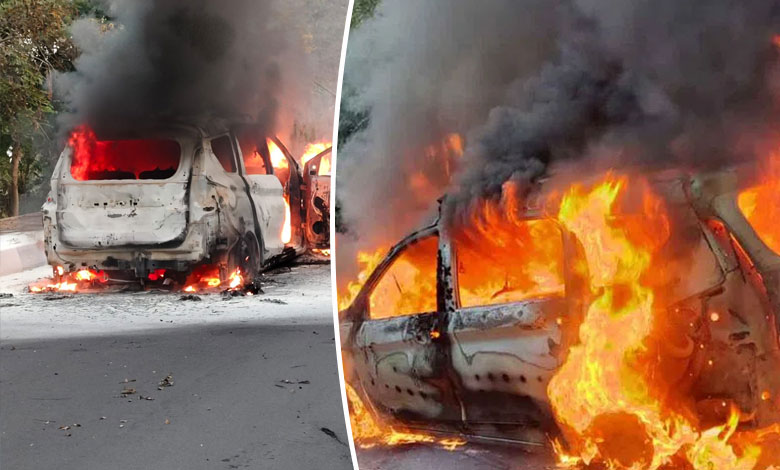 Hyderabad: Tragic Death as CNG Car Bursts into Flames 1 Hyderabad: Tragic Death as CNG Car Bursts into Flames