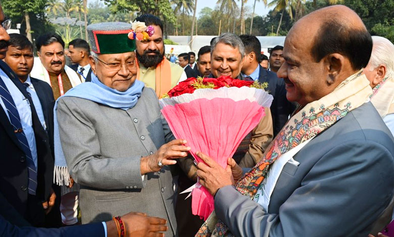 Nitish Kumar Meets Lok Sabha Speaker Om Birla: Here Are the Details 2 NITISH BIRLA 1 Nitish Kumar Meets Lok Sabha Speaker Om Birla: Here Are the Details