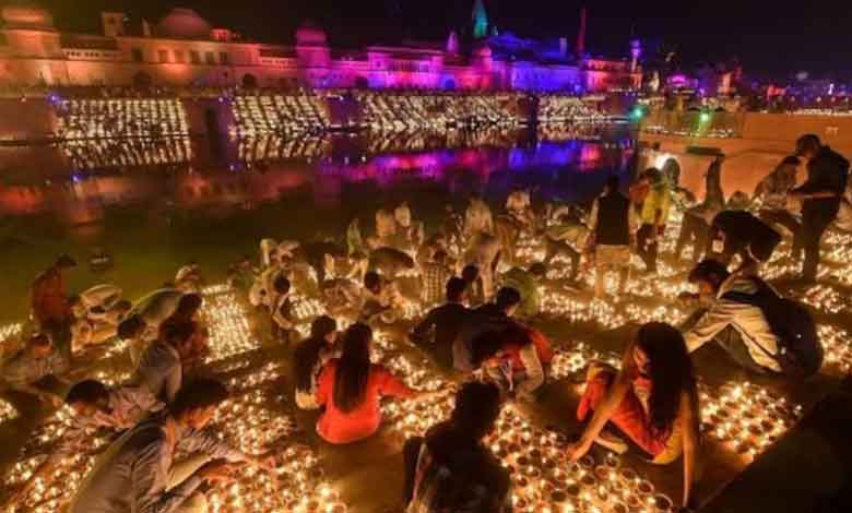 Devotees Flock to Ayodhya to Celebrate Ram Lalla Pran Pratishtha Anniversary 2 RAM TEMPLE 1 Devotees Flock to Ayodhya to Celebrate Ram Lalla Pran Pratishtha Anniversary