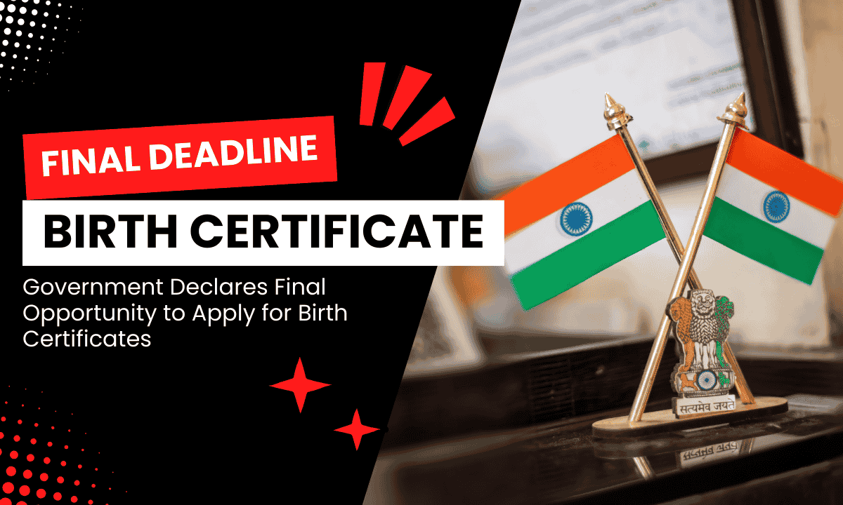 Citizens queue at a municipal office to submit birth certificate applications before the April 2026 deadline.