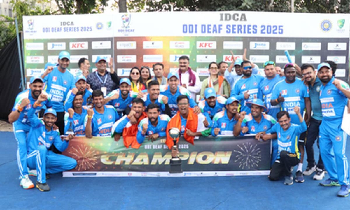 India Clinch Triumphant Victory in ODI Deaf Series Against Australia