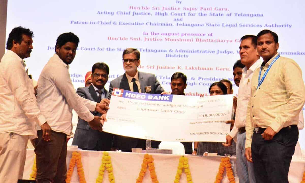 National Lok Adalat in Telangana Successfully Resolves Over 14 Lakh Cases