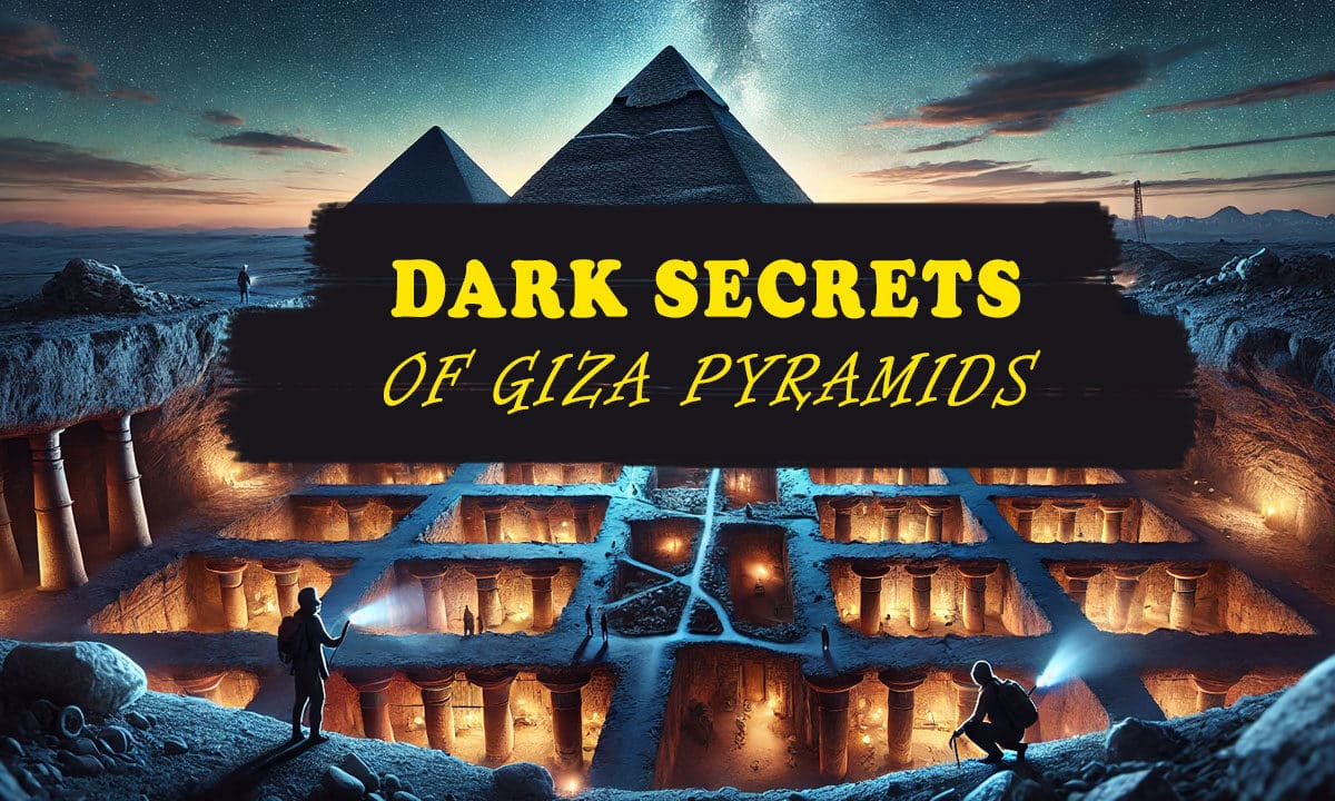 “Giza Pyramids’ Dark Secret? Researchers Claim Ancient Underground City Lies Beneath”