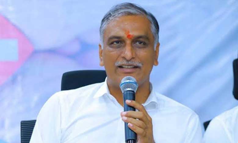 Harish Rao Slams Congress and BJP Over Telangana’s Water Crisis