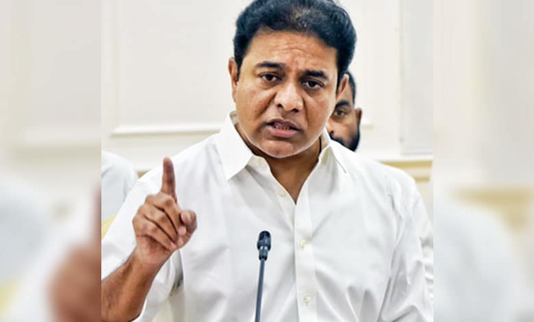 BRS Leader KT Rama Rao Criticizes Congress for Failing Telangana Farmers
