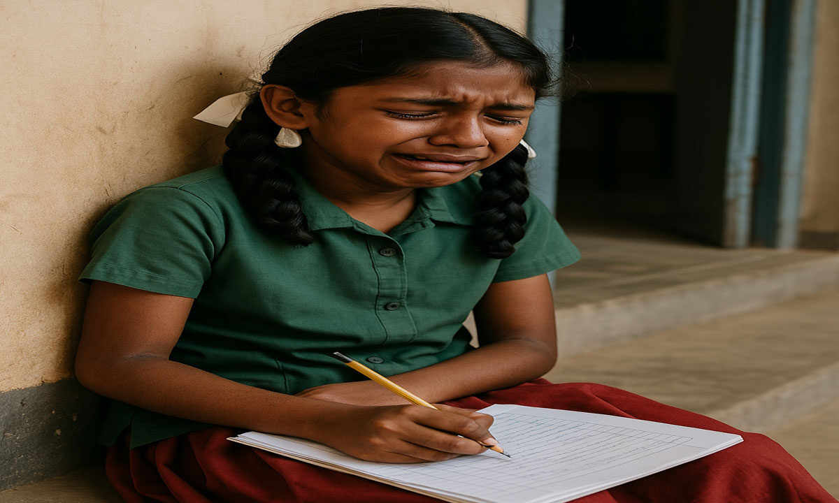 13-Year-Old Dalit Girl in Tamil Nadu Made to Sit Outside for Exam Due to Menstruation, Headmistress Suspended 1 13-Year-Old Dalit Girl in Tamil Nadu Made to Sit Outside for Exam Due to Menstruation, Headmistress Suspended