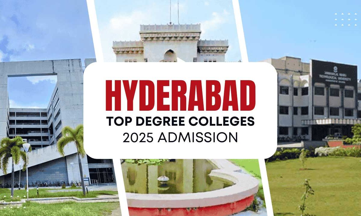Hyderabad Top Degree Colleges for 2025 Admissions: Complete List for Intermediate Students 1 Explore Hyderabad's top degree colleges for 2025 admissions. Get the complete list for engineering, medical, arts, commerce, and law programs.