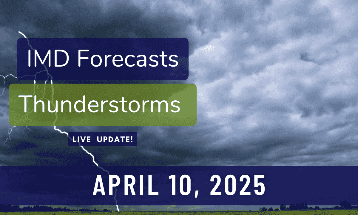 IMD Forecasts Telangana Weather on April 10: Thunderstorms, Light to Moderate Rain Likely in Hyderabad 1 Dark clouds gather over Hyderabad as IMD predicts thunderstorms and light to moderate rain on April 10. (Image: Munsif)
