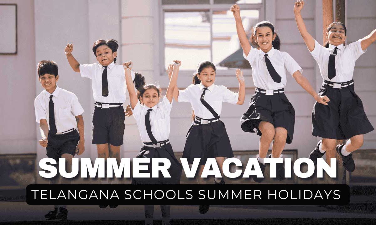 Telangana Schools Summer Holidays Confirmed: Break Starts April 24, Reopening June 12, 2025! 1 Students eagerly await the start of the **Telangana Schools Summer Holidays** on **April 24**. Schools are set to **reopen on June 12, 2025,** for the next academic session.