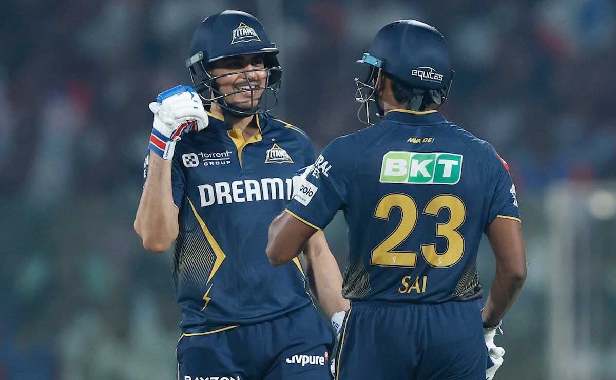 Sai-Gill Duo Smashes Records in Sensational 10-Wicket Win Over DC 1 Sai-Gill Duo Smashes Records in Sensational 10-Wicket Win Over DC