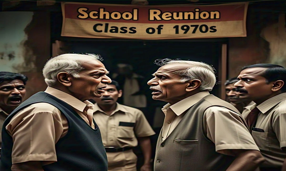 Revenge After 50 Years: Class 4 Fight Brought Up at School Reunion Ends in Shocking Attack
