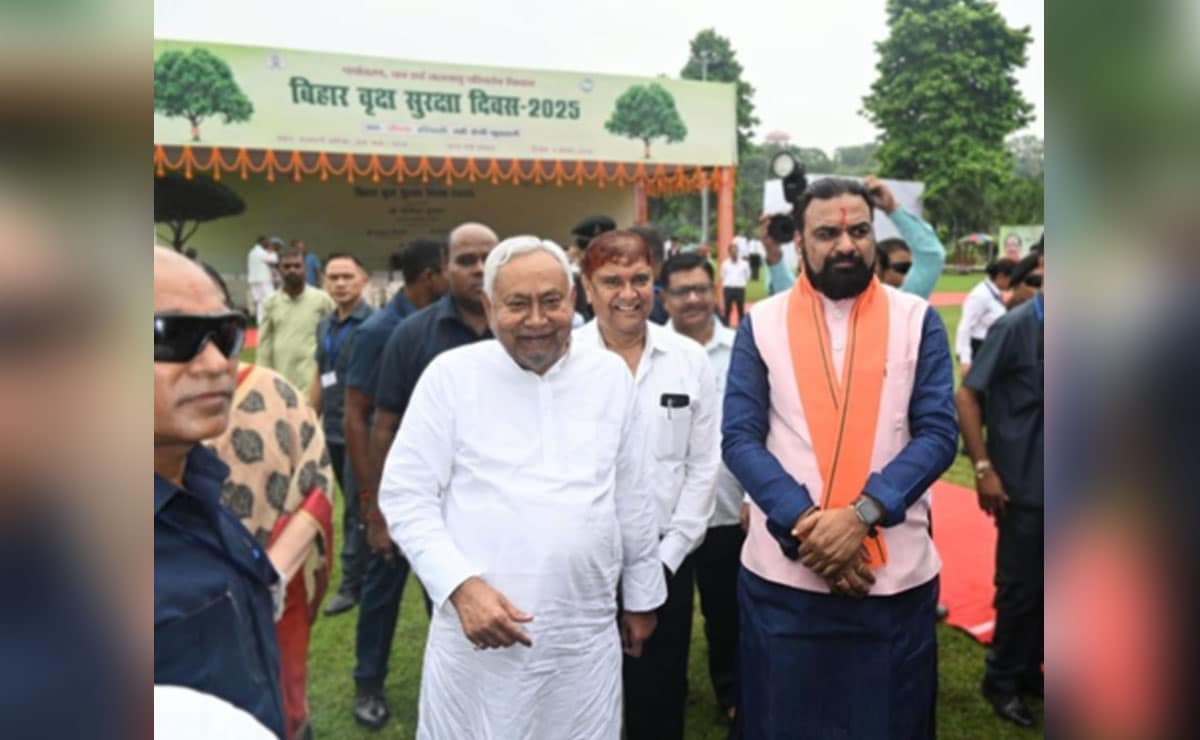 CM Nitish marks Raksha Bandhan, Bihar Vriksha Suraksha Diwas with tree plantation
