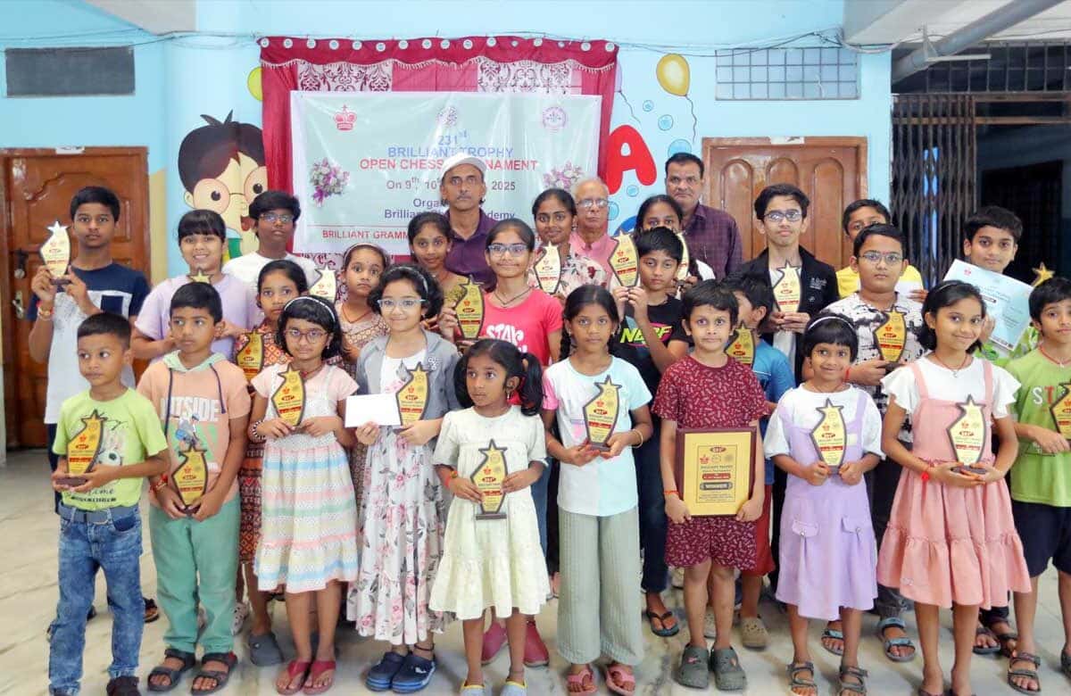 231st Brilliant Trophy Chess Tournament: Prasidh Ambati & Shanmukha Pulli Emerge Champions