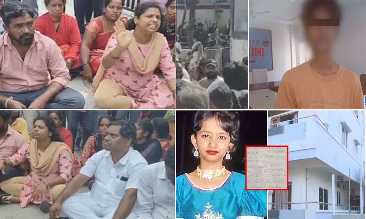 Sahasra Murder Case Sparks Tension: Parents Sit-In at Kukatpally PS, Demand Death Penalty