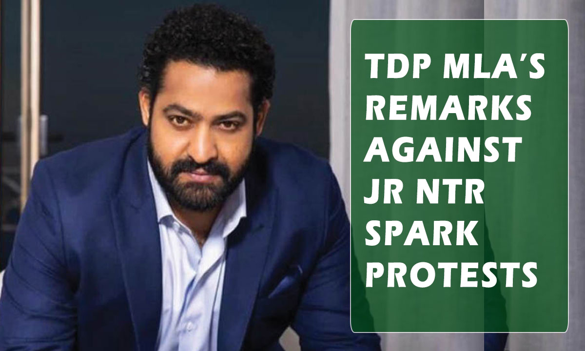 TDP MLA’s Alleged Remarks Against Jr NTR Spark Protests, Fans Demand Apology 1 TDP MLA’s Alleged Remarks Against Jr NTR Spark Protests, Fans Demand Apology