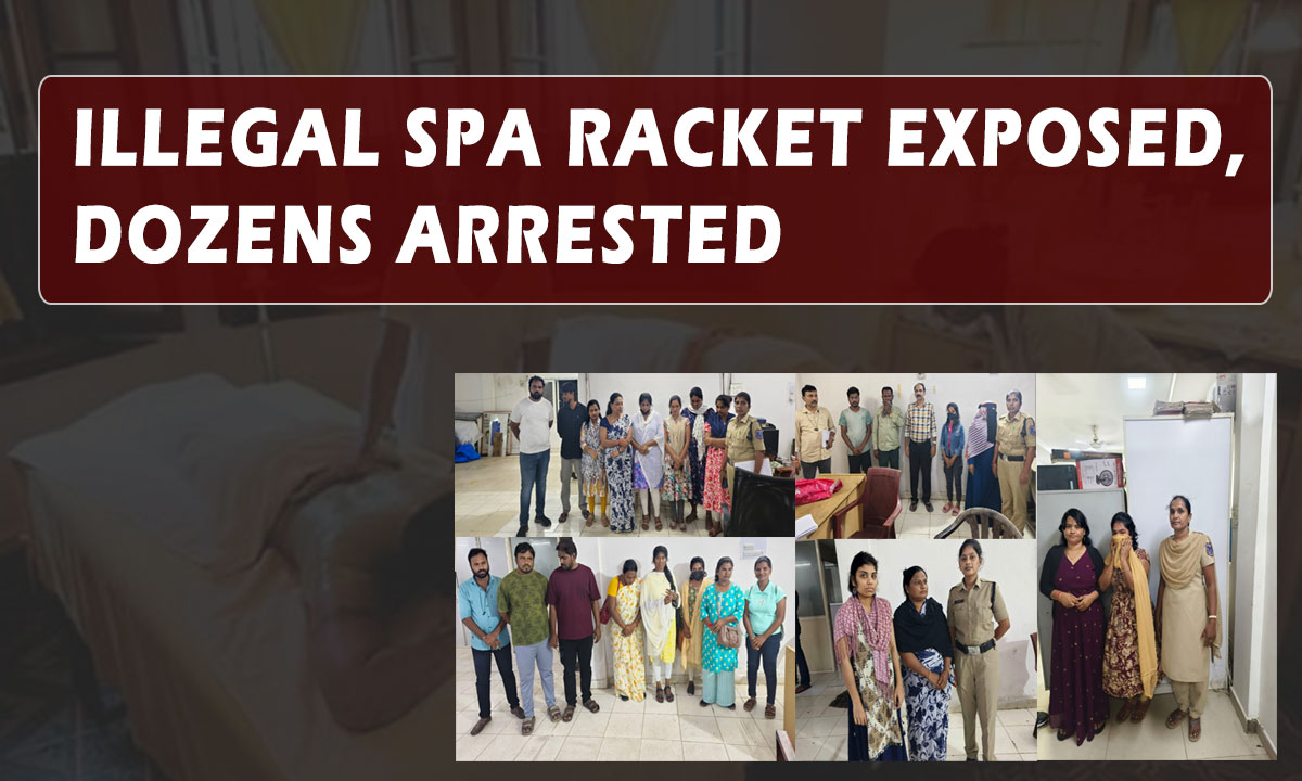 Raids in Hyderabad: Illegal Spa Racket Exposed, Dozens Arrested 1 Raids in Hyderabad: Illegal Spa Racket Exposed, Dozens Arrested
