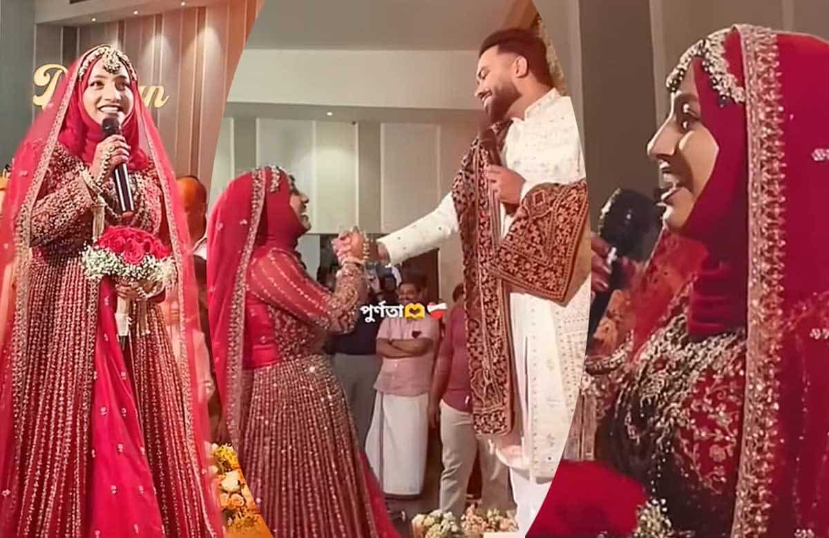 Bride’s Live Bollywood Song Performance at Wedding Becomes a Viral Hit
