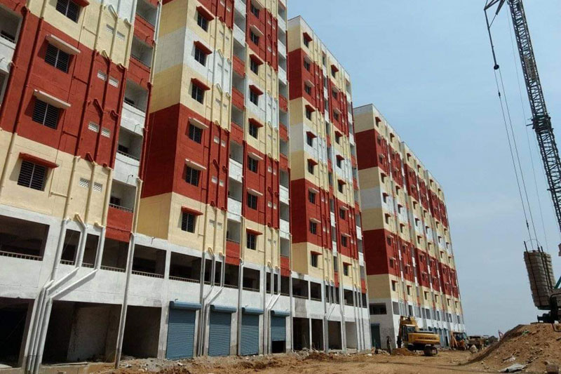 168 Double Bed Room Houses allotted to Beneficiaries