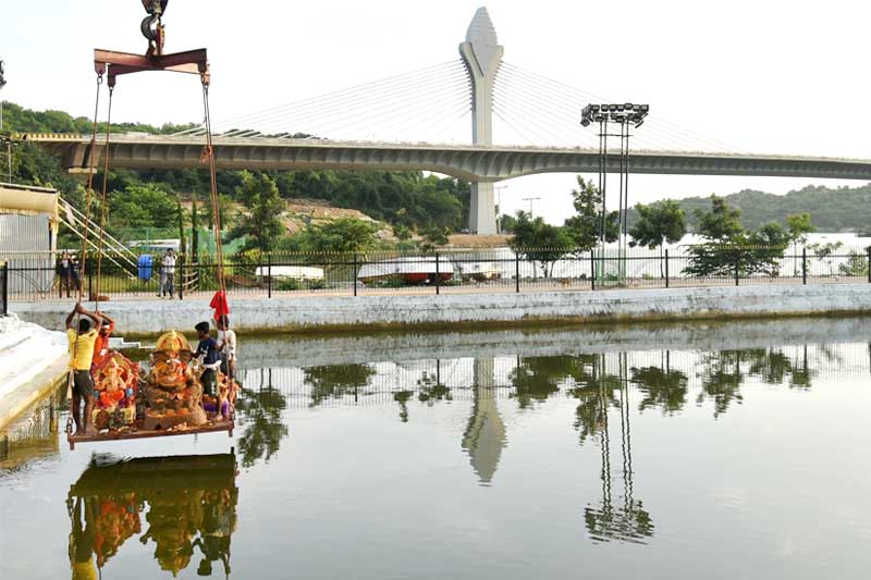 All set for Ganesh idols immersion in Hyderabad on 19 Sep