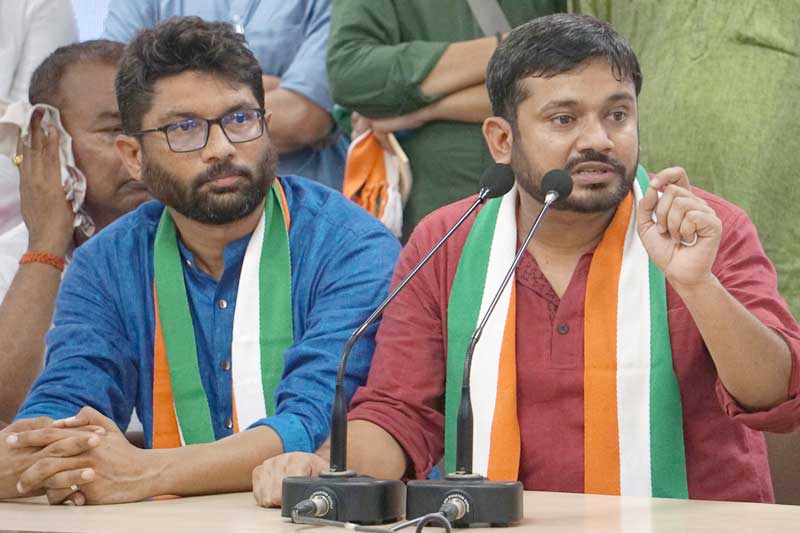 Kanhaiya, Jignesh Join Congress