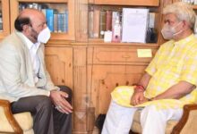 MANUU VC Meets J&K's Lt. Governor; Development of Budgam Campus Discussed