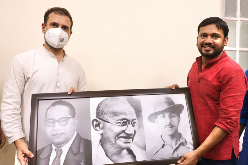 Need to save country's democracy, Kanhaiya says after joining Cong