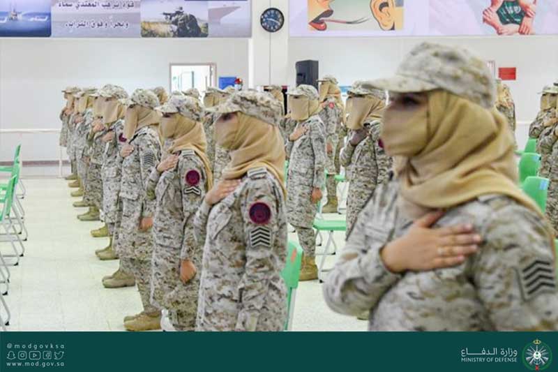 Saudi Arabia's 1st batch of female soldiers graduate