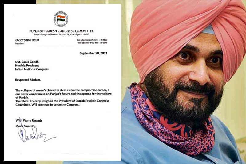 After 71 days at helm, Sidhu resigns as Punjab Congress chief