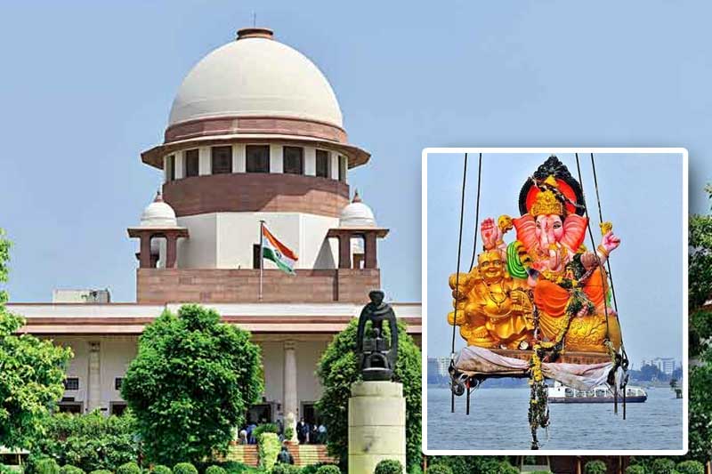 SC Allows Ganesh Immersion in Hussain Sagar but Warns State Govt