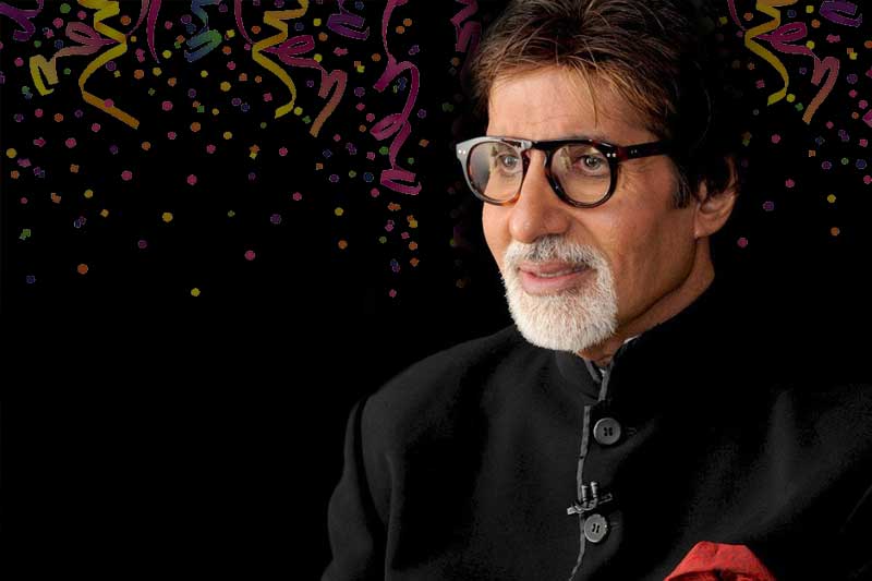 To ring in his birthday, Big B shared a picture of himself, but he seemed to have got confused about his age and wrote: "Walking into the 80th."