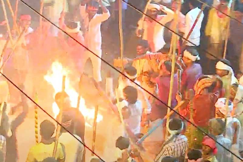 Dozens injured during traditional stick fighting in Andhra