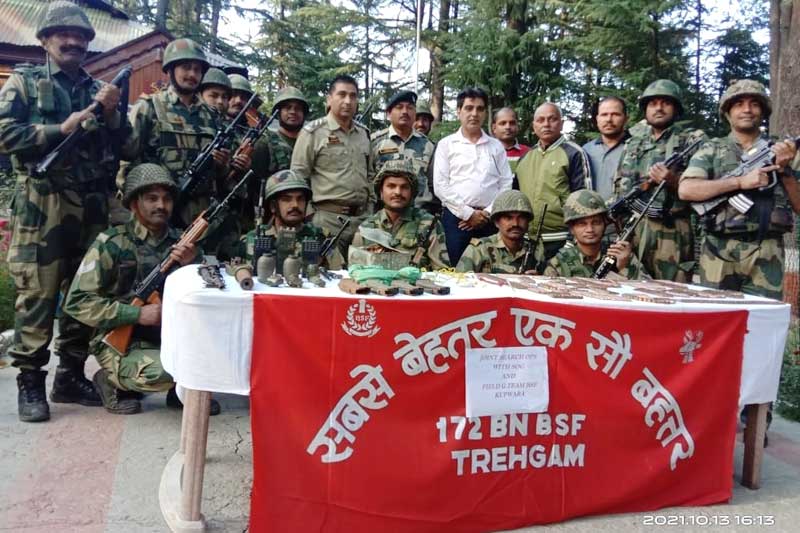 Cache of arms, ammunition recovered in Kashmir district