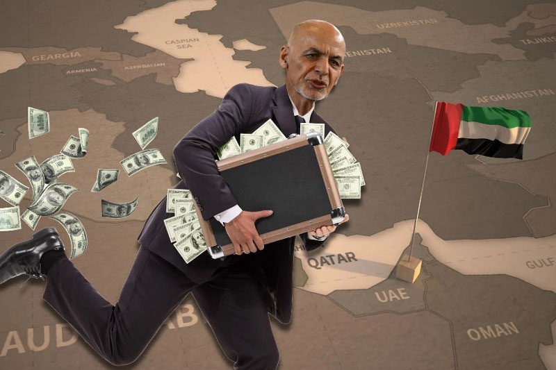 Ashraf Ghani's bodyguard saw him escape with millions of dollars
