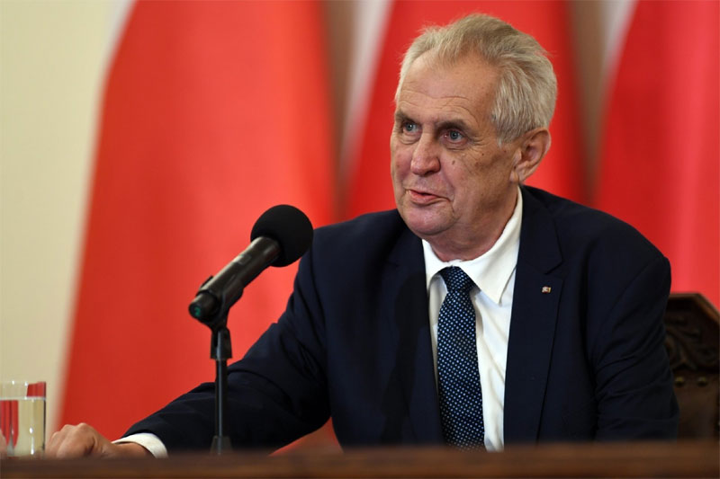 Czech President Milos Zeman has been hospitalized