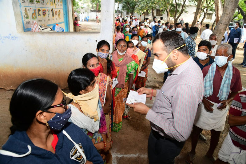 Around 61.66 pc voting recorded in Huzurabad Assemby byelection till 3 PM