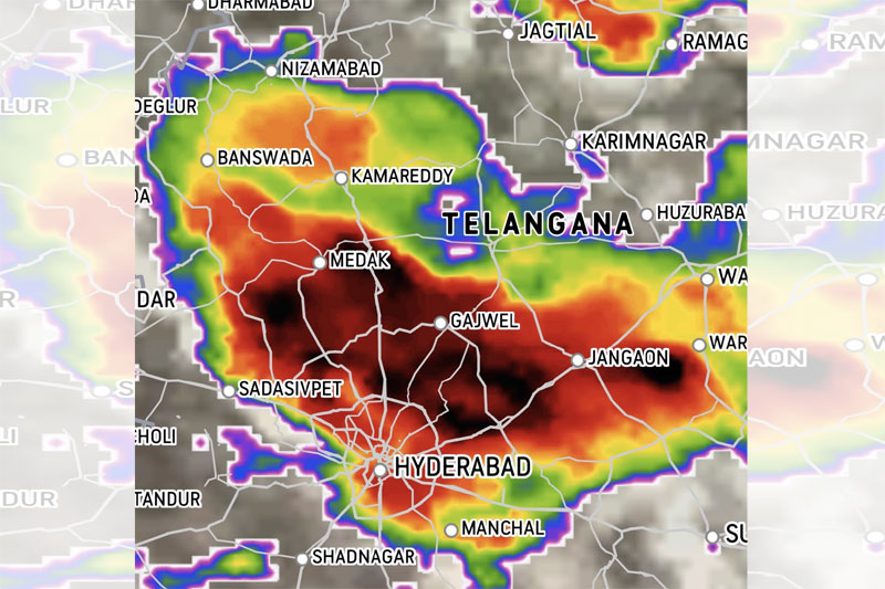 Heavy Rains in Telangana, Yellow Alert for Hyderabad City