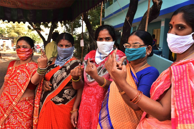 86.33% polling in Telangana's Huzurabad, 68.12% in Andhra's Badvel