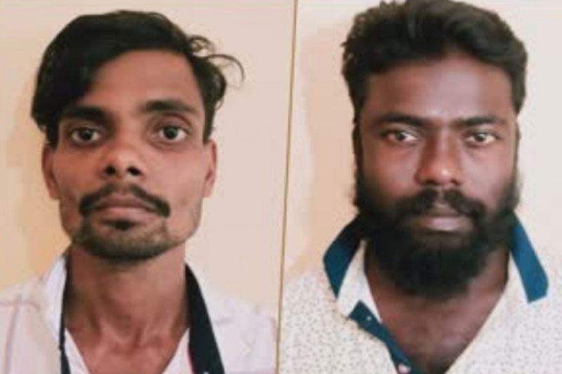 Two arrested for raping a minor girl in Karnataka.