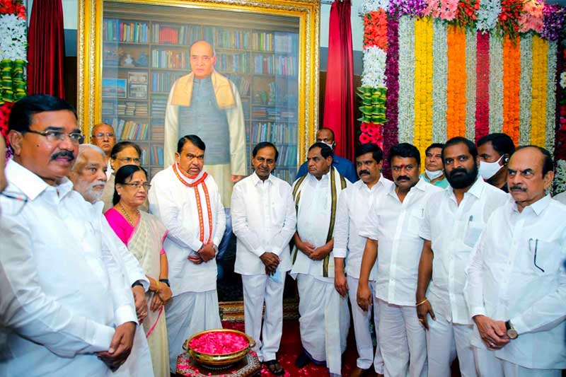 Narasimha Rao's Portrait Unveiled in Telangana Assembly