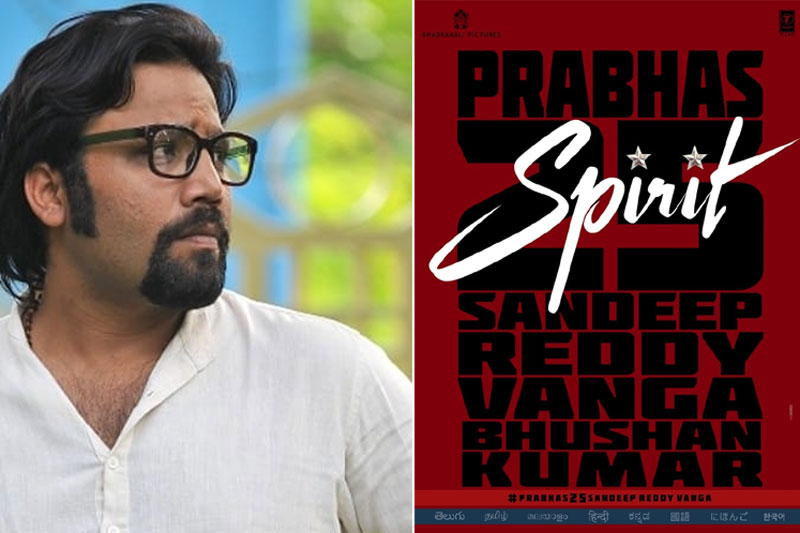 Sandeep Reddy of 'Kabir Singh' fame to direct Prabhas's 25th film