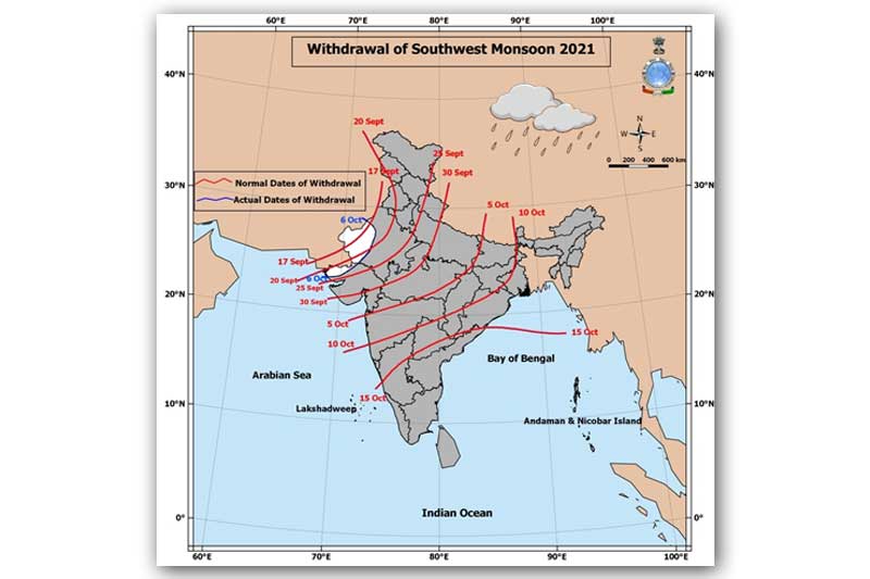Southwest monsoon withdrawal commences on Wednesday: IMD