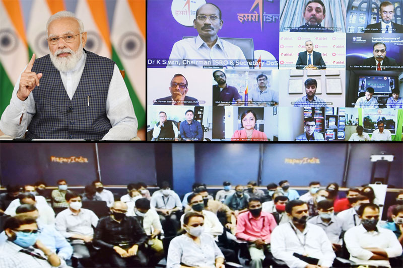 PM Modi launches Indian Space Association
