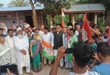 Trinamool MP Sushmita Dev and others attacked in Tripura.