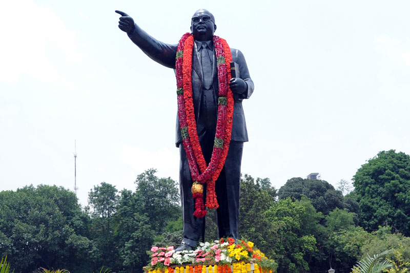 Tension after Ambedkar statue found desecrated in UP village
