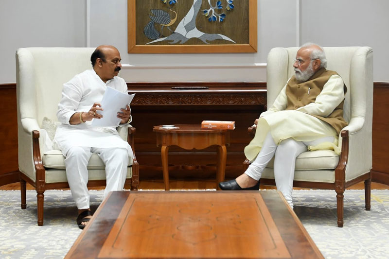 PM Modi said do not bother on Bitcoin scandal - K'taka CM Bommai.